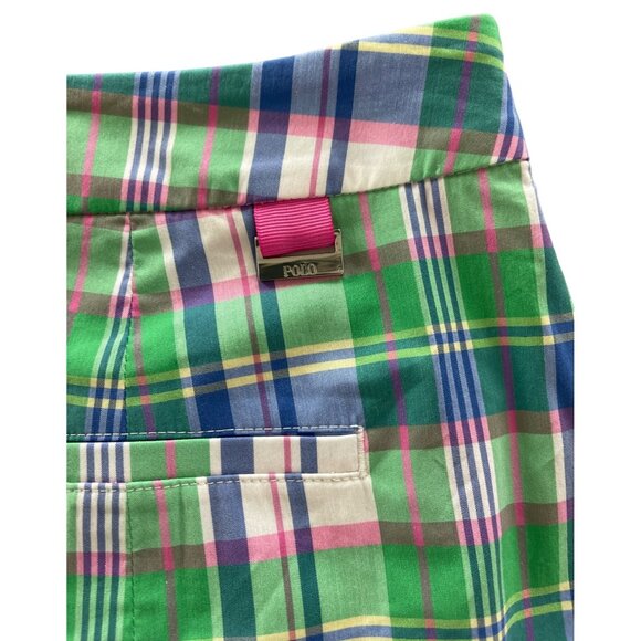 Polo Ralph Lauren Golf Plaid Pleated Golf Skort Fairway Plaid Size 2 $148 NWOT - Picture 13 of 13